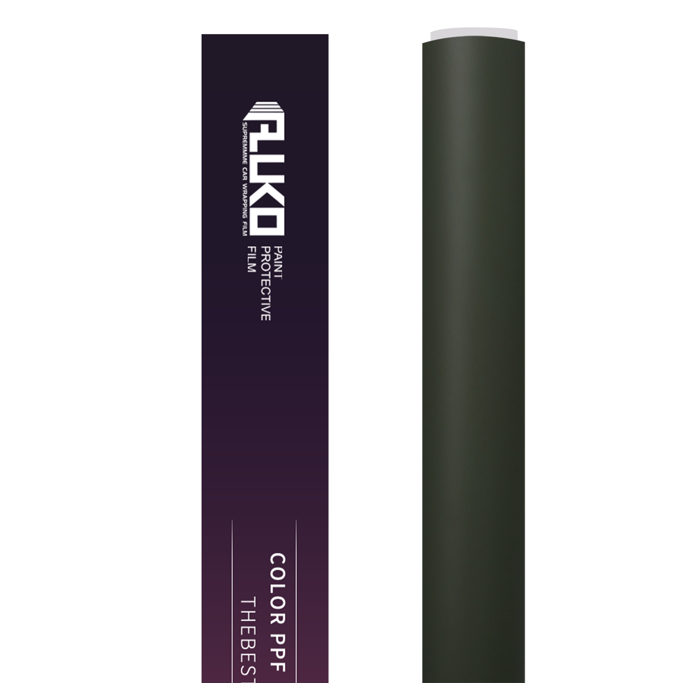 TPU Satin Ceramics Military Green Colored PPF Paint Protection Film