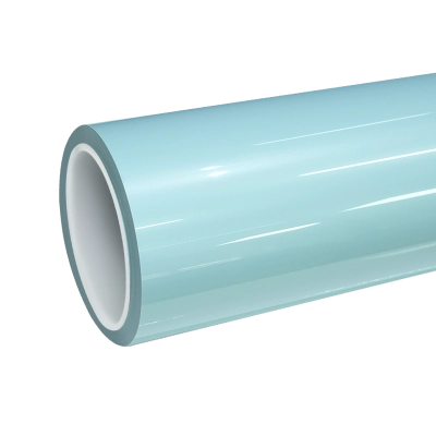TPU Gloss Cold Crystal Light Blue Colored PPF Paint Protection Film 01