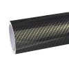 Gloss Emulational 9D Carbon Fiber Black Car Vinyl Wrap PET