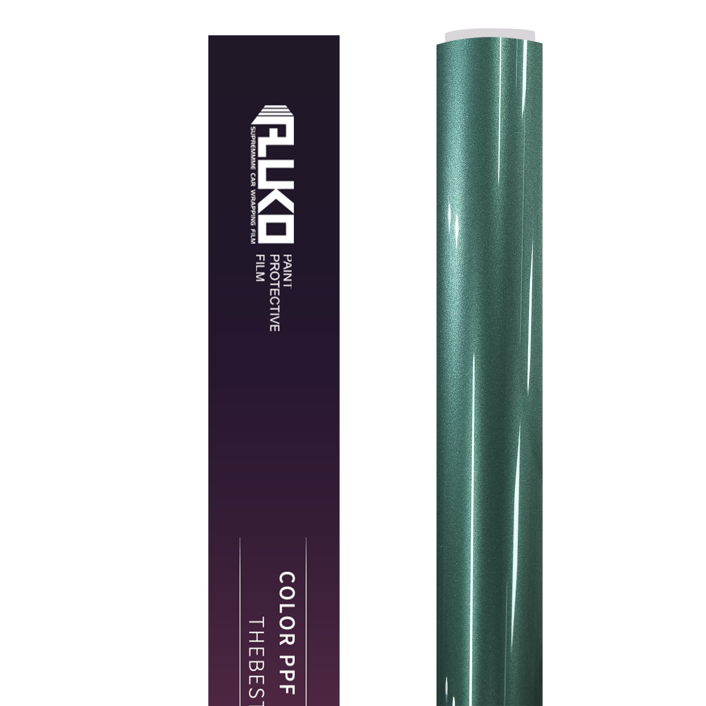 TPU Gloss Metallic Martin Racing Green Colored PPF Paint Protection Film