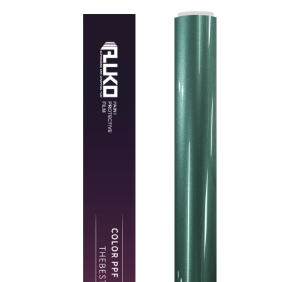 TPU Gloss Metallic Martin Racing Green Colored PPF Paint Protection Film 02