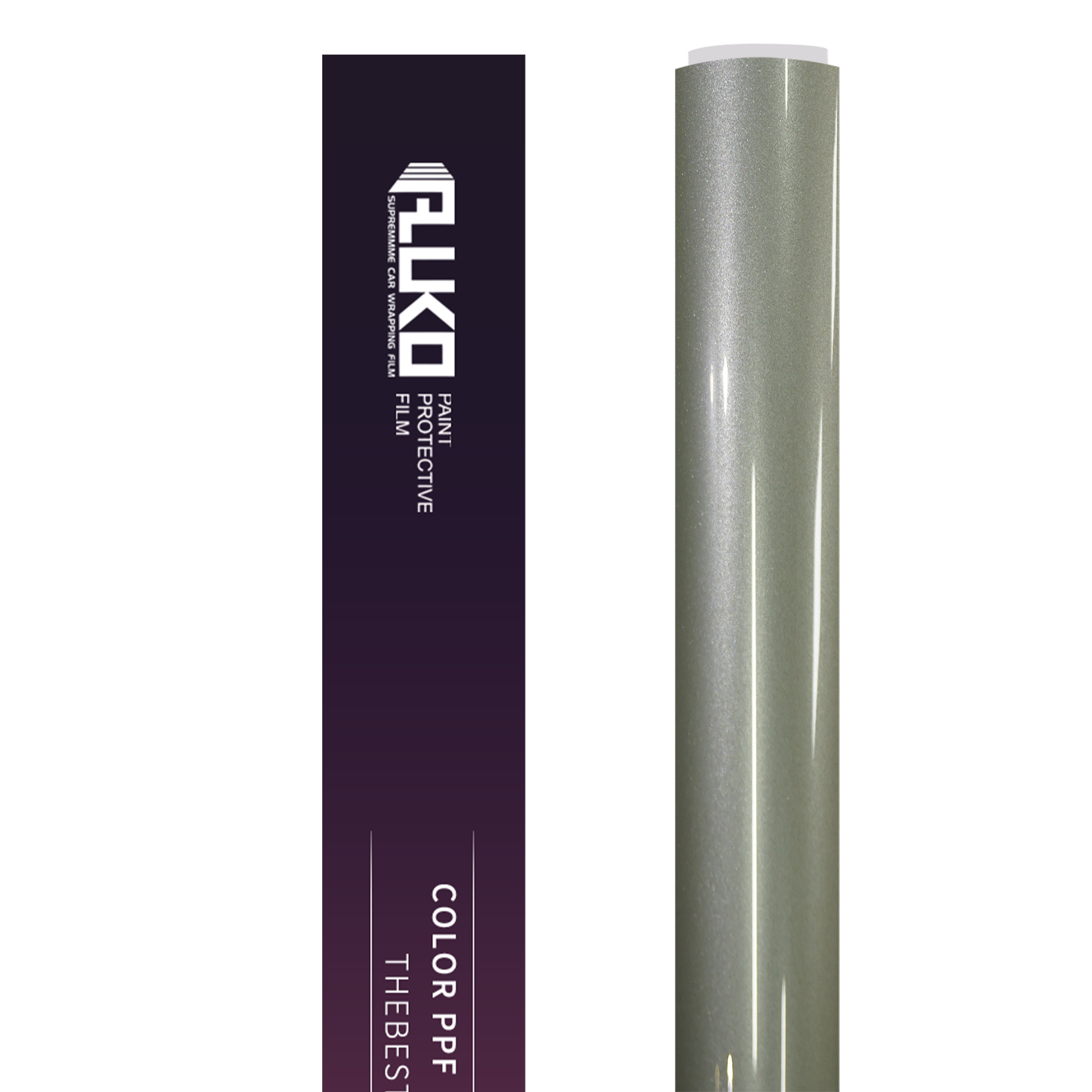 TPU Gloss Metallic Alpine Green Colored PPF Paint Protection Film