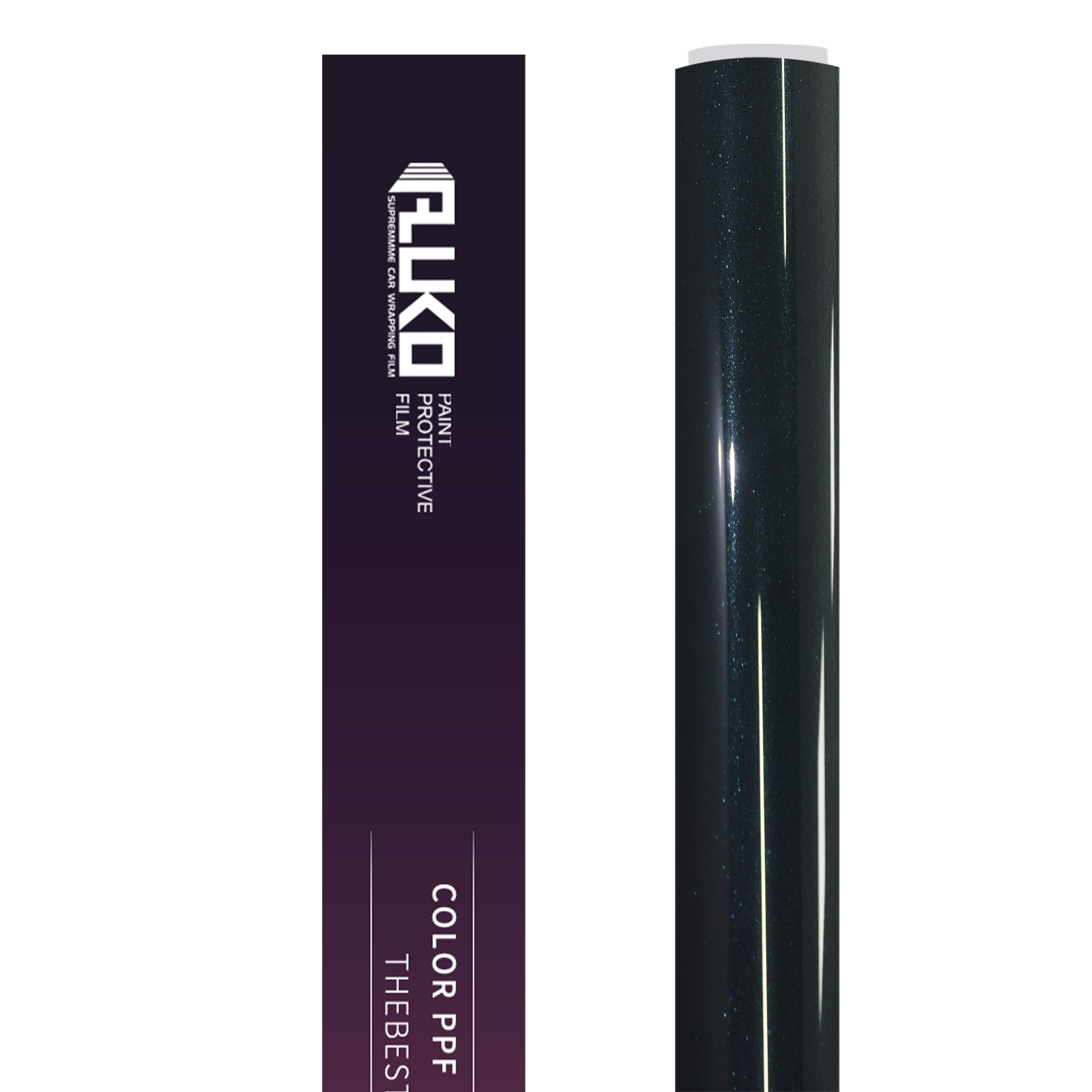 TPU Gloss Metallic Verdant Green Colored PPF Paint Protection Film