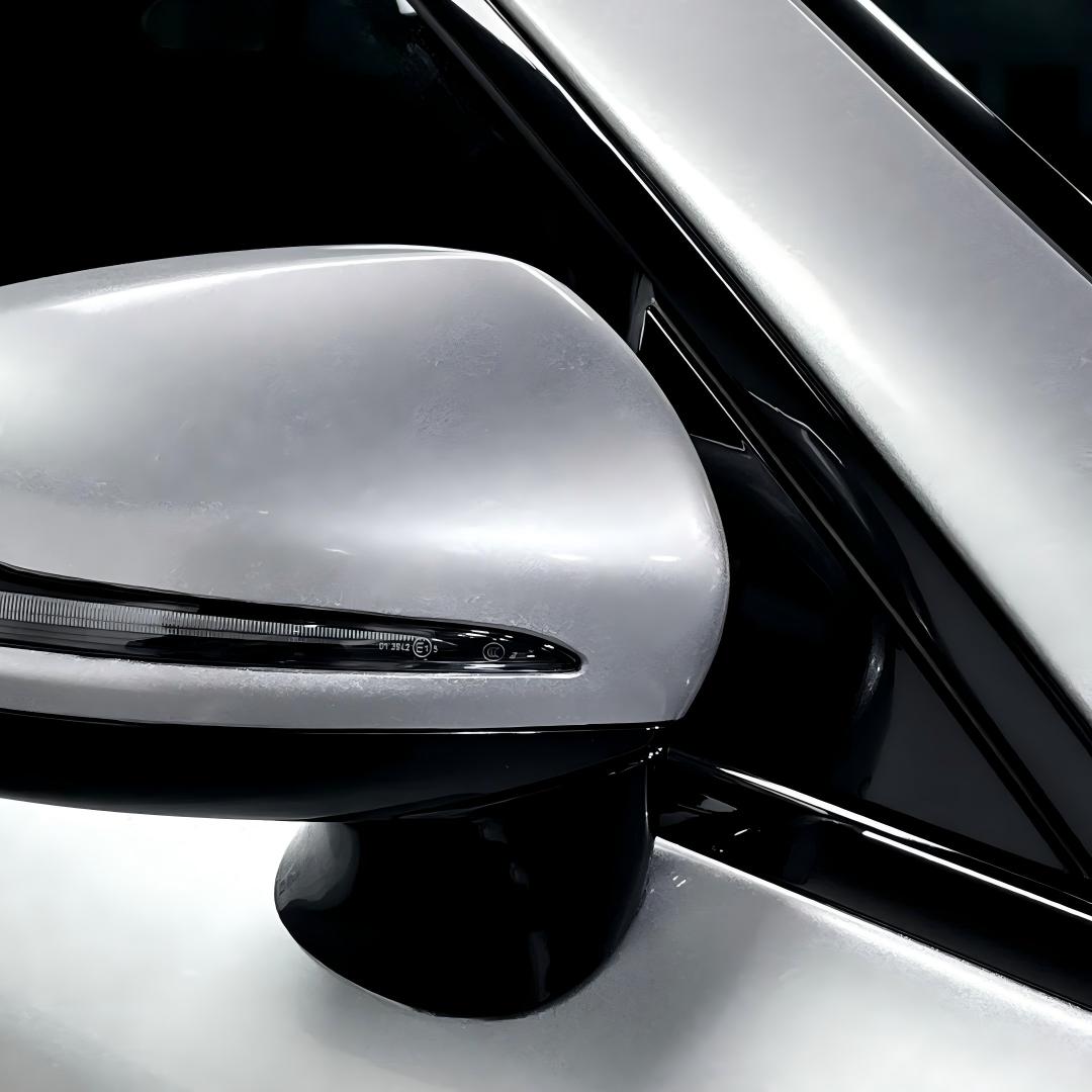 Gloss Metallic Diamond Silver Car Vinyl Wrap