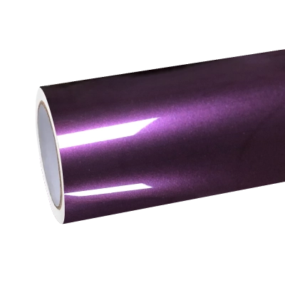 Gloss Metallic Siberia Purple Car Vinyl Wrap PET 01