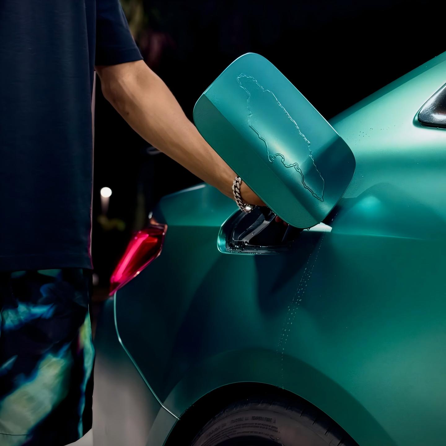 Matte Metallic Emerald Green Car Vinyl Wrap