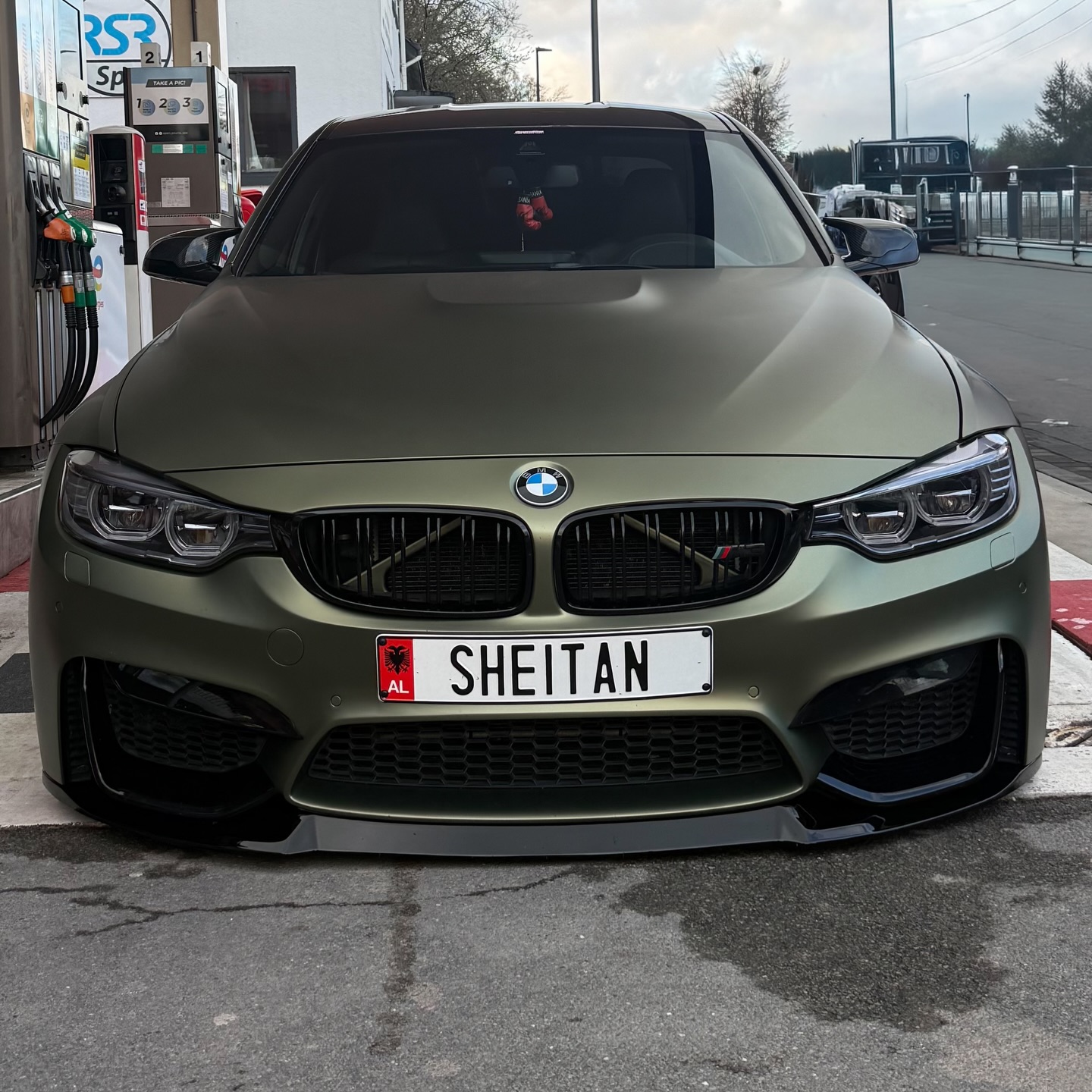 Matte Metallic Lighting Green Car Vinyl Wrap PET