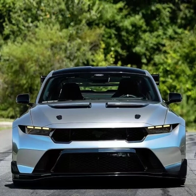 Gloss Metallic Chameleon Silver Blue Car Vinyl Wrap PET 01