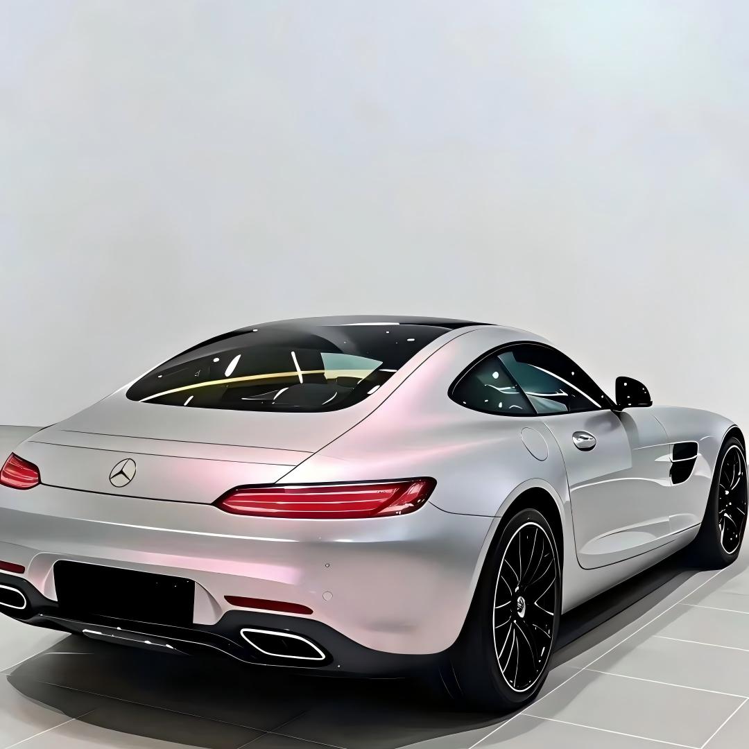 Gloss Metallic Chameleon Silver Sunset Pink Car Vinyl Wrap PET