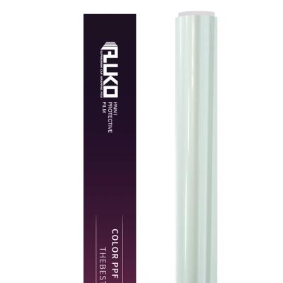 TPU Gloss Liquid Metallic Mousse White Colored PPF Paint Protection Film 02