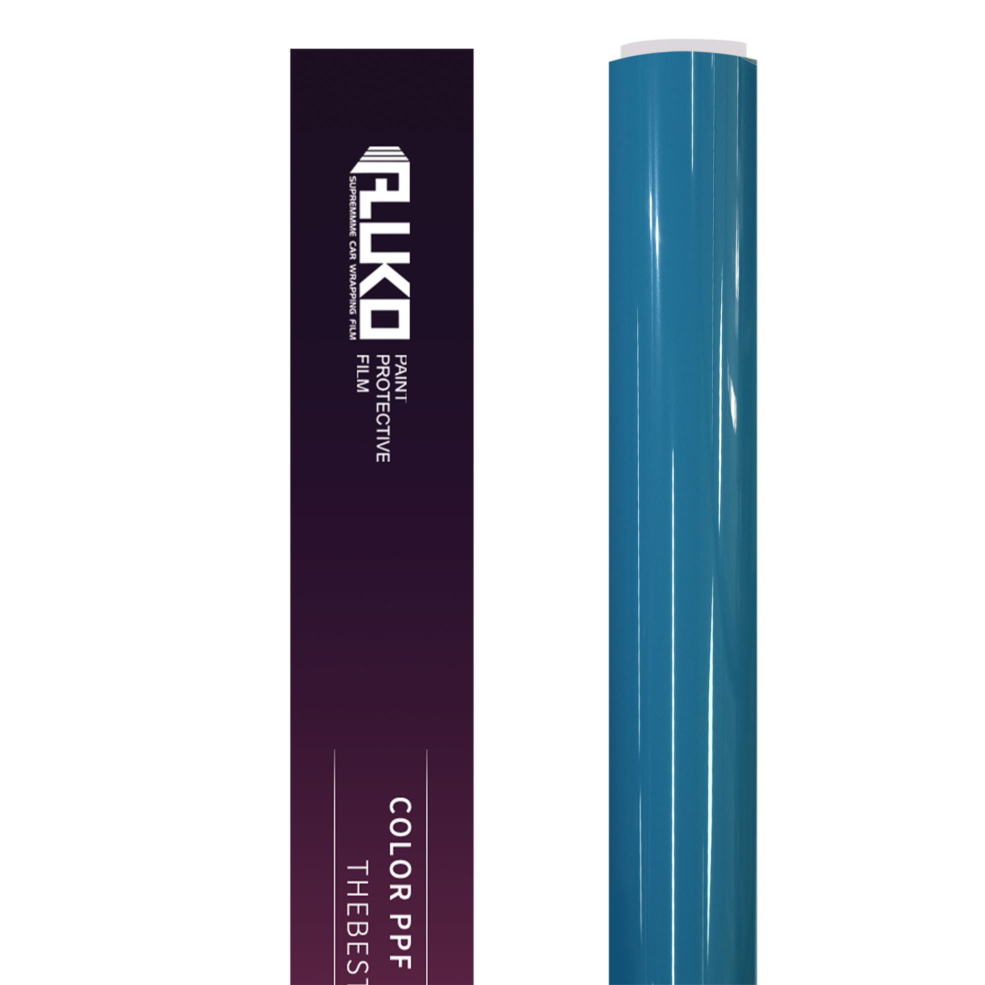 TPU Gloss Tuscany Blue Colored PPF Paint Protection Film