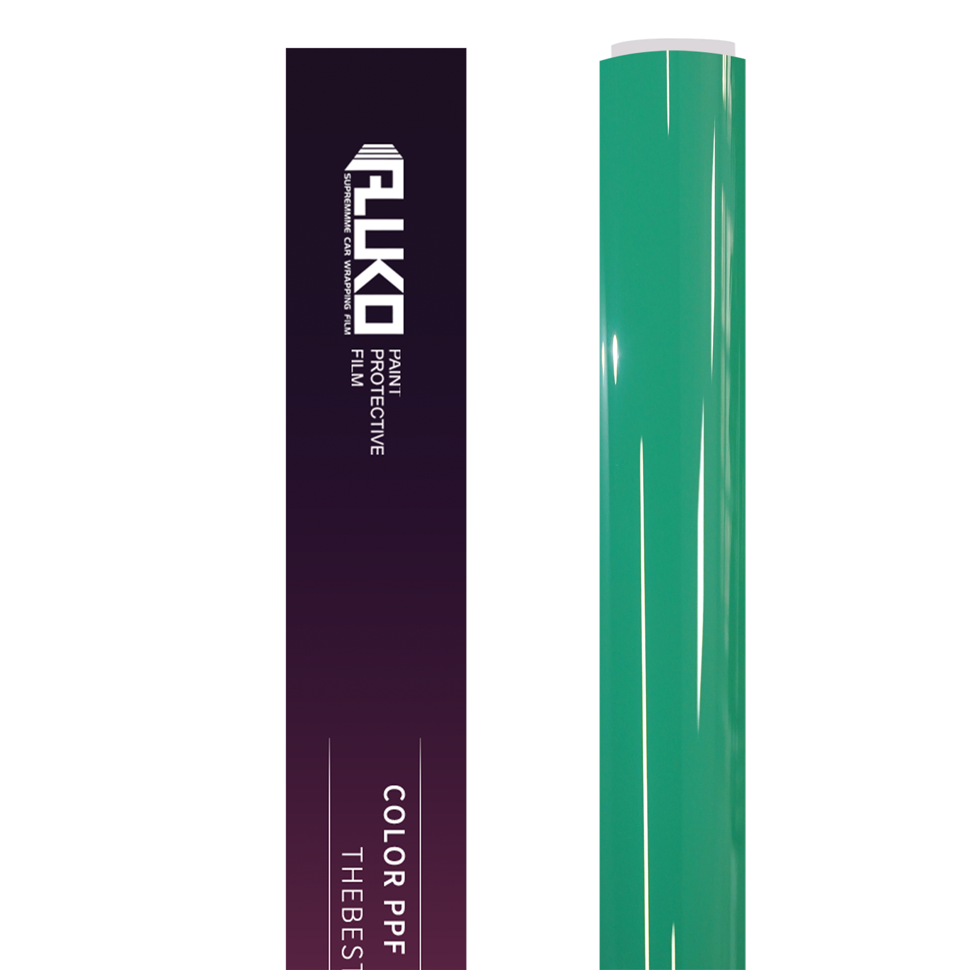 TPU Glossy Vintage Green Colored PPF Paint Protection Film