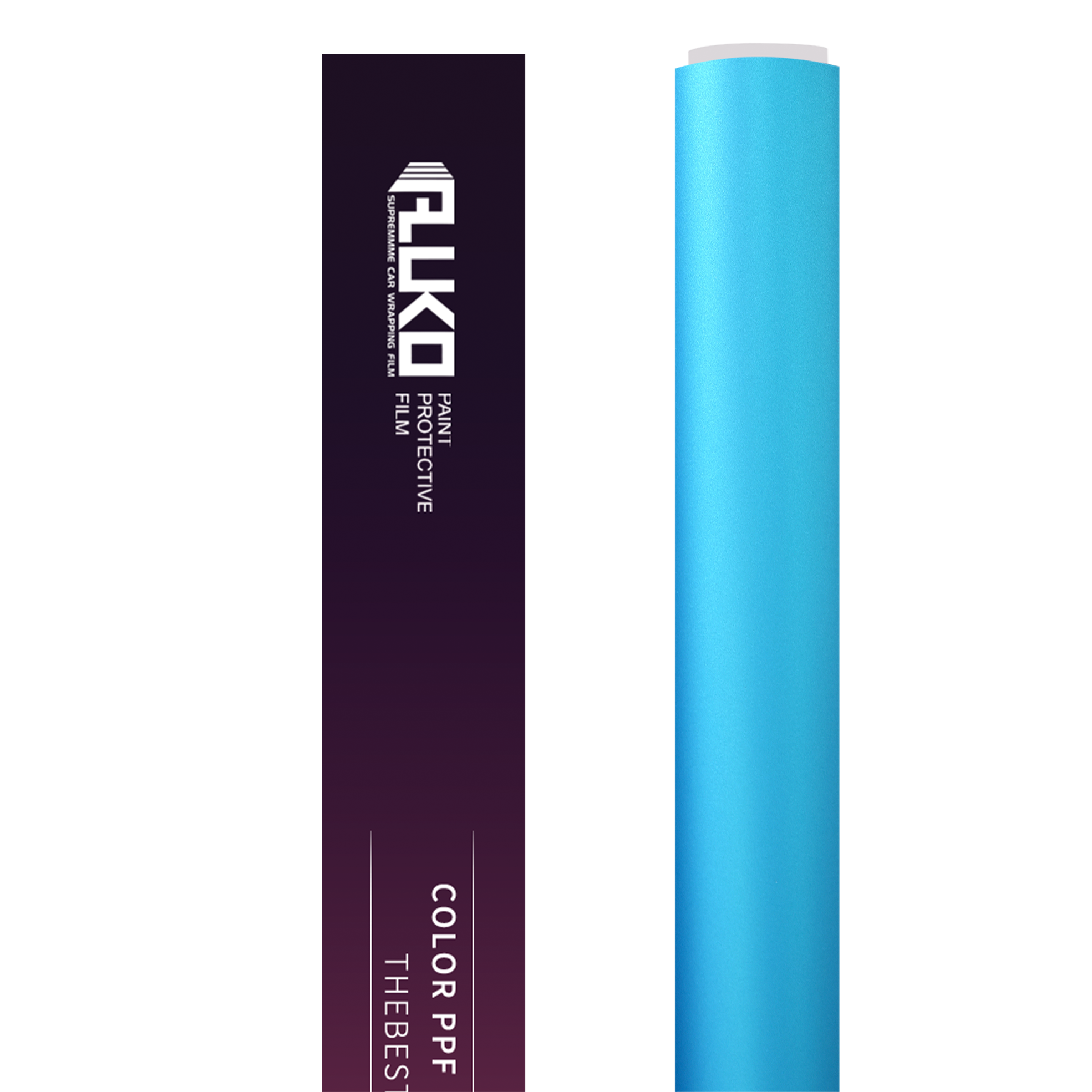 TPU Satin Tunisian Blue Colored PPF Paint Protection Film
