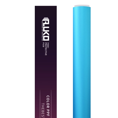 TPU Satin Tunisian Blue Colored PPF Paint Protection Film 02
