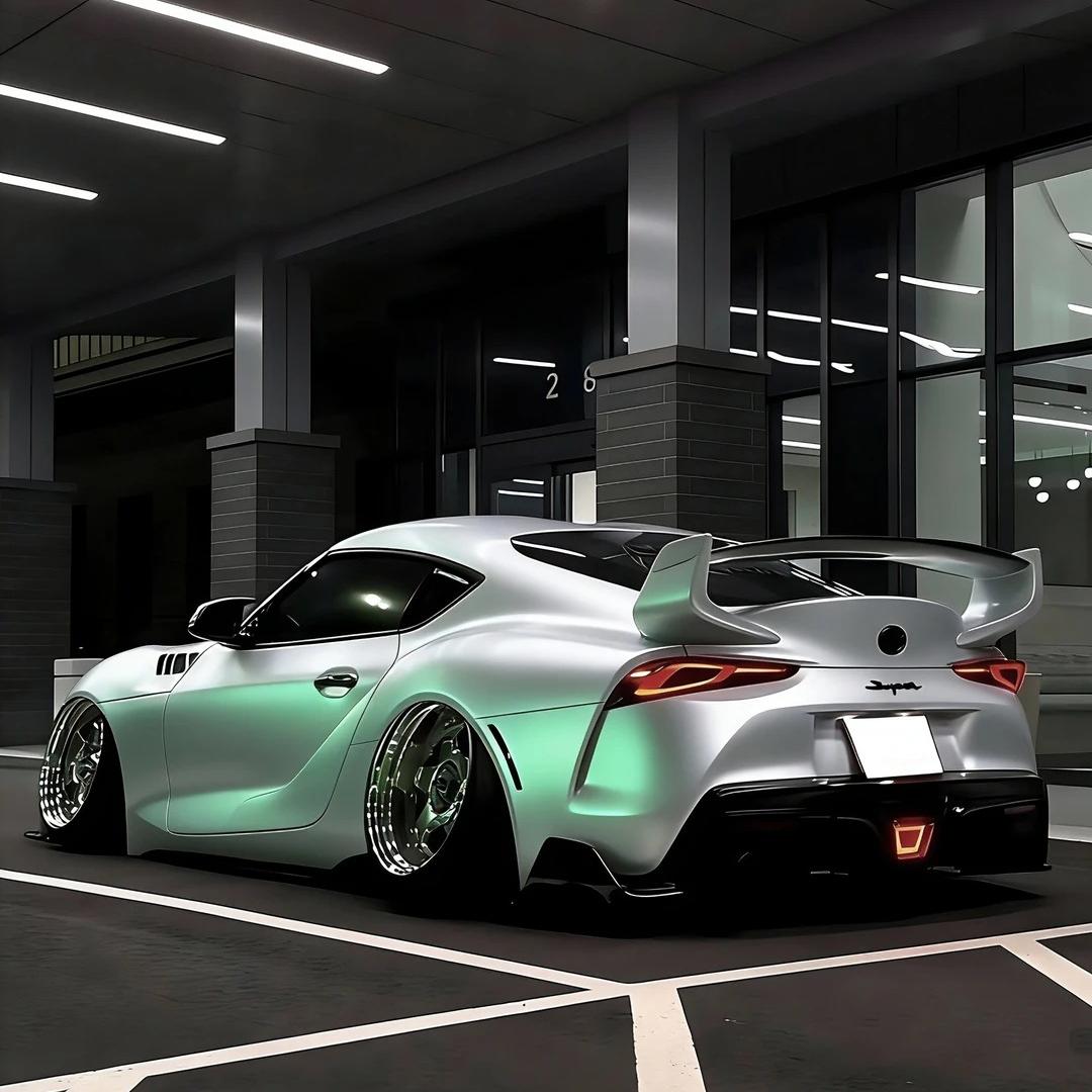 Ultra Gloss Metallic Chameleon Silver Green Car Vinyl Wrap 