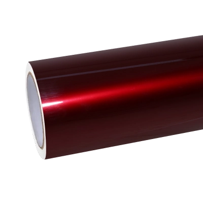 Gloss Liquid Metallic Dragon Blood Red Vinyl Wrap Paper Backing 01