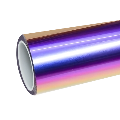 TPU Gloss Metallic Chameleon Yellow Purple Splendid Flowing Color Shift PPF( Paint Protection Film ) 01