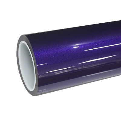 TPU Gloss Metallic Marvelli Purple Colored PPF Paint Protection Film 01