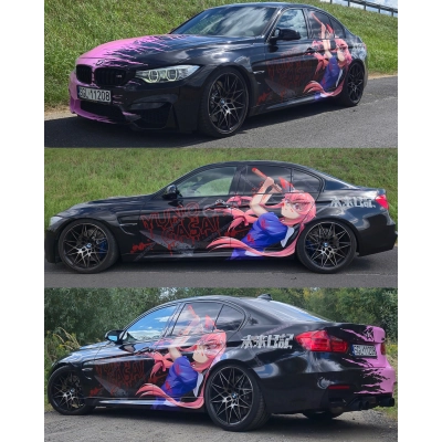 ALUKOVINYL Itasha Anime Custom Design Car Wrap 02