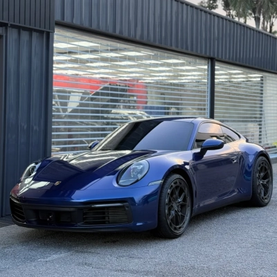 Gloss Metallic Gentian Blue Car Vinyl Wrap 02