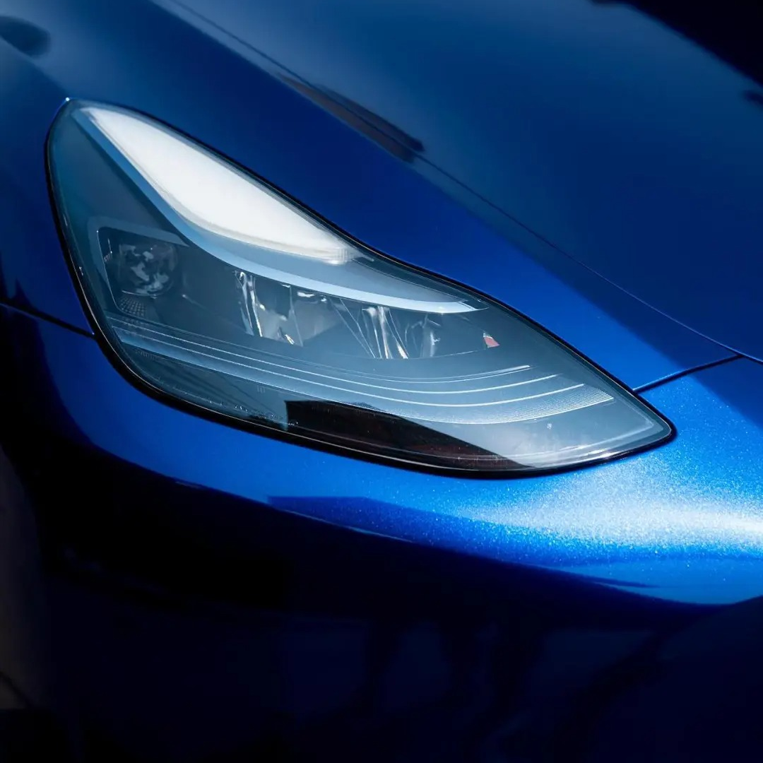 Gloss Metallic Gentian Blue Car Vinyl Wrap