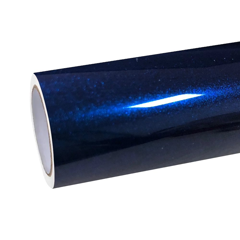 Gloss Gentian Blue Wrap | Metallic Gentian Blue Vinyl Wraps