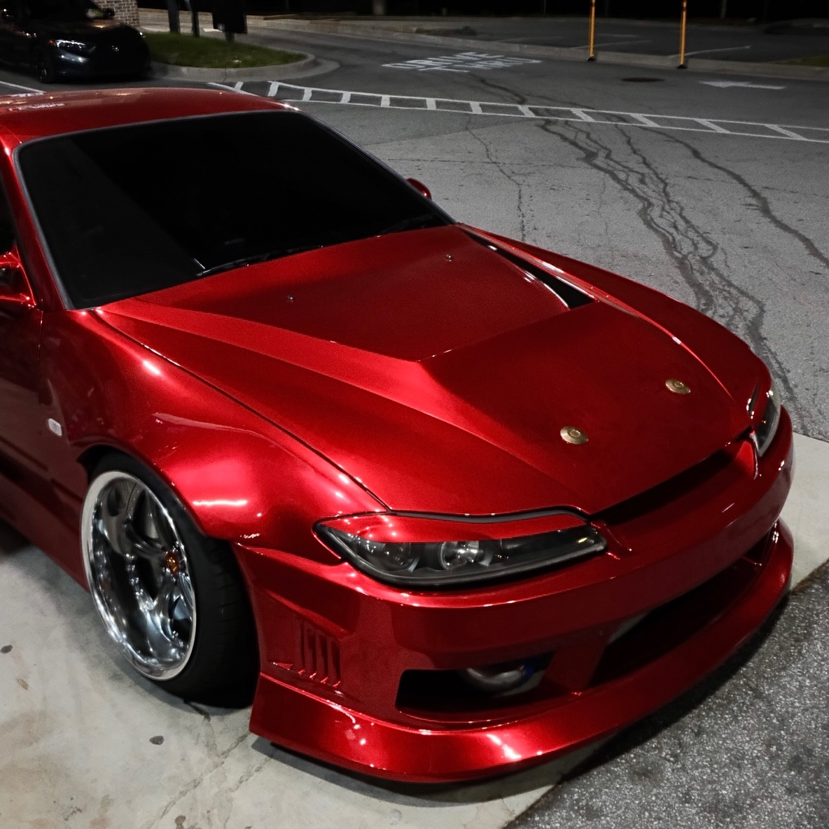 Gloss Metallic Liquid Ruby Red Car Vinyl Wrap PET