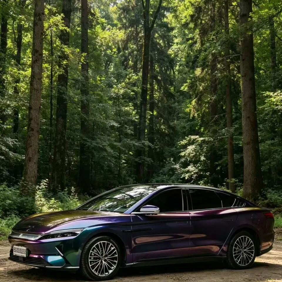 Gloss Metallic Chameleon Prasinous Green Car Vinyl Wrap PET