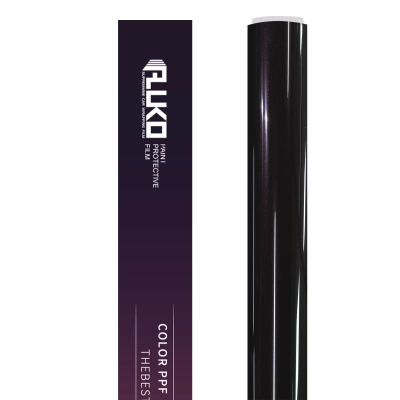 TPU Gloss Cuprite Red Colored PPF Paint Protection Film Porsche 02