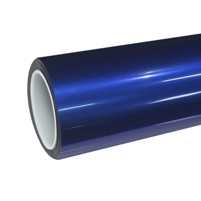 TPU Gloss Metallic Blue Colored PPF Paint Protection Film 01