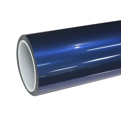 TPU Gloss Diamond Blue Colored PPF Paint Protection Film 01