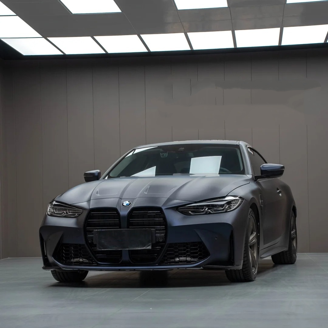 Matte Dark Blue Car Wrap