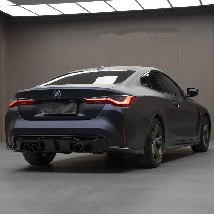 Matte Dark Blue Car Wrap