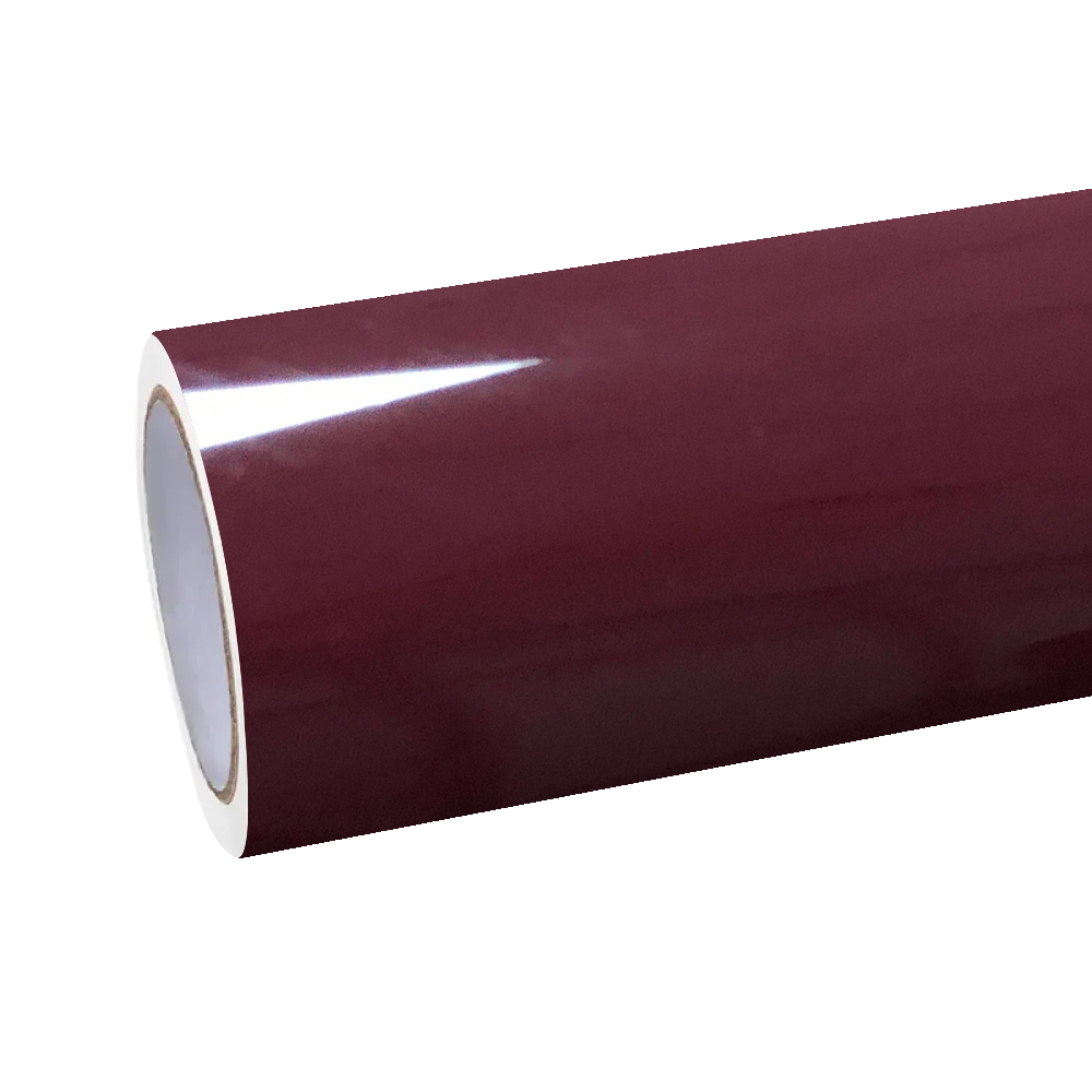 Gloss Metallic Ancora Red Car Vinyl Wrap PET