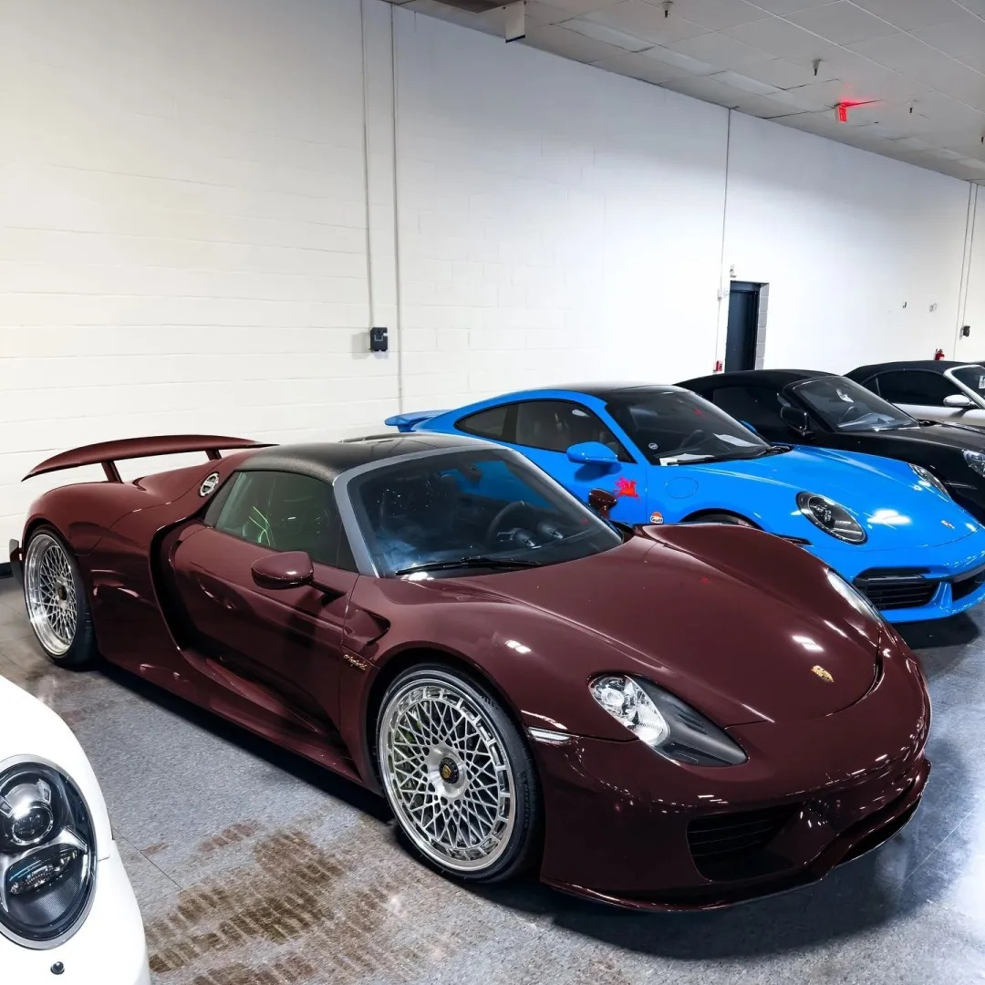 Gloss Metallic Ancora Red Car Vinyl Wrap PET