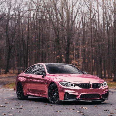 Gloss Mirror Chrome Rose Gold Car Vinyl Wrap PET 02