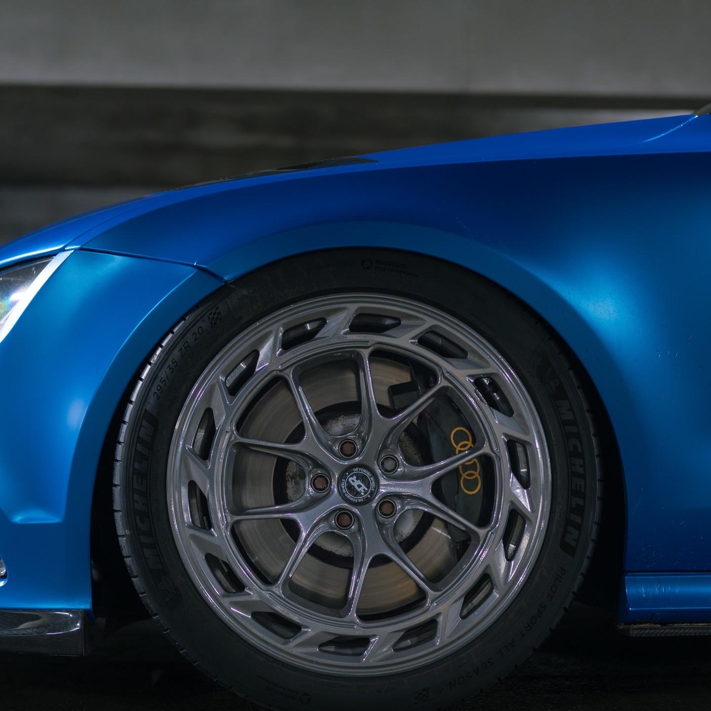 Matte Metallic Diamond Azure Blue Car Vinyl Wrap PET