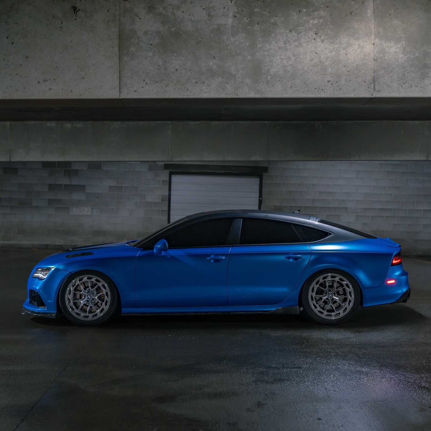 Matte Metallic Diamond Azure Blue Car Vinyl Wrap PET