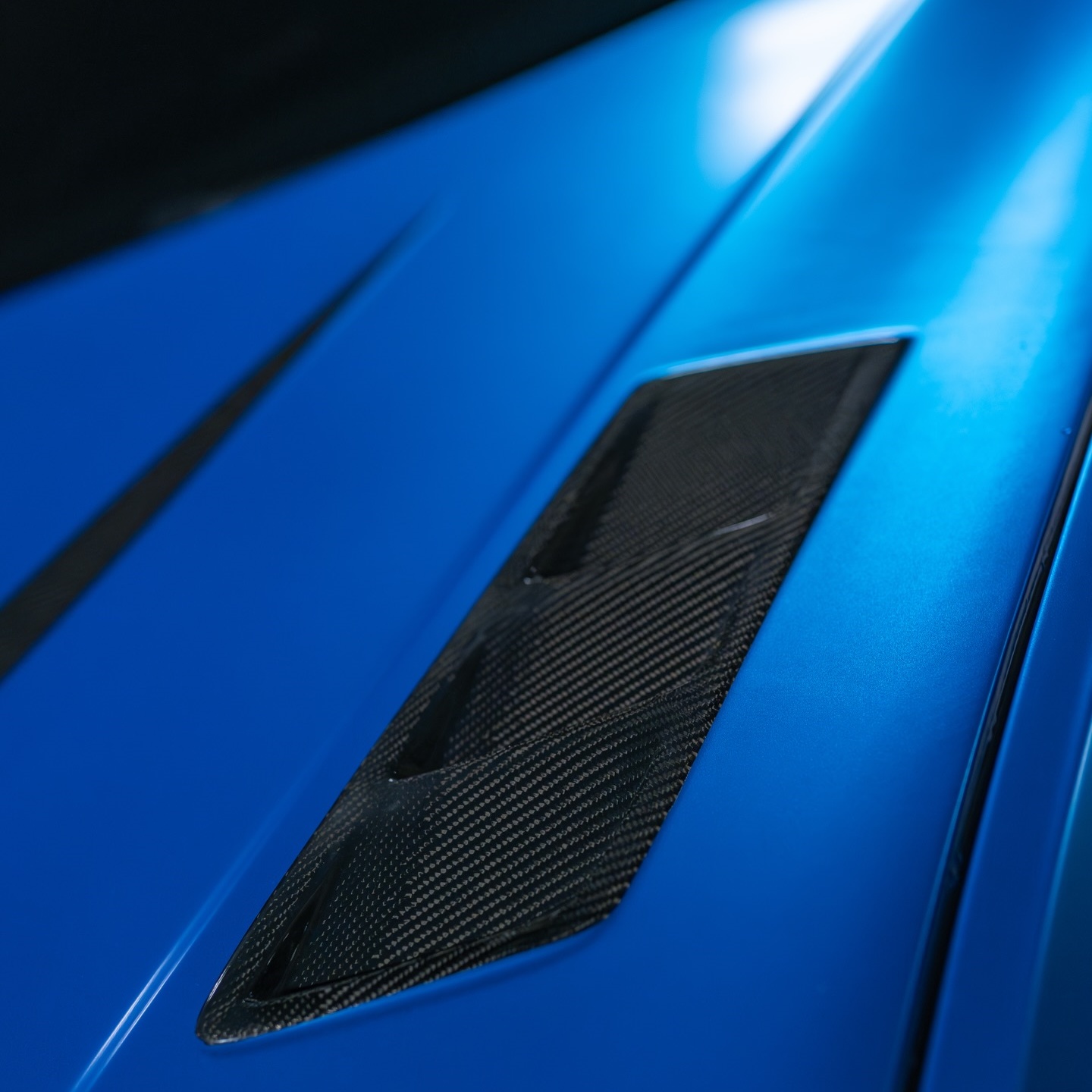 Matte Metallic Diamond Azure Blue Car Vinyl Wrap PET