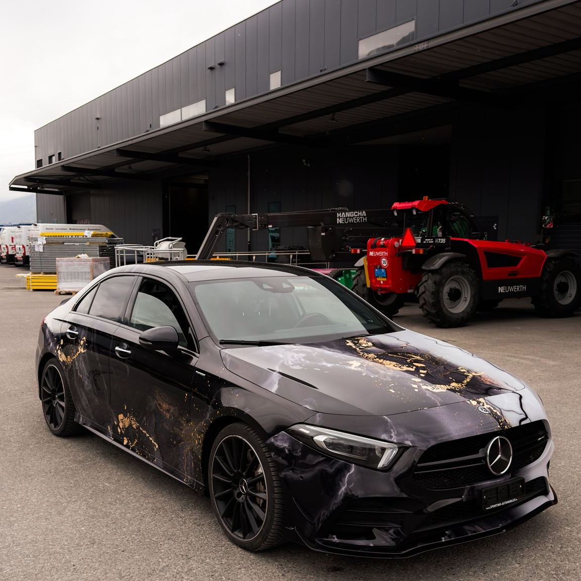 ALUKOVINYL Marble Print Vinyl Wrap Film Custom Car Wrap