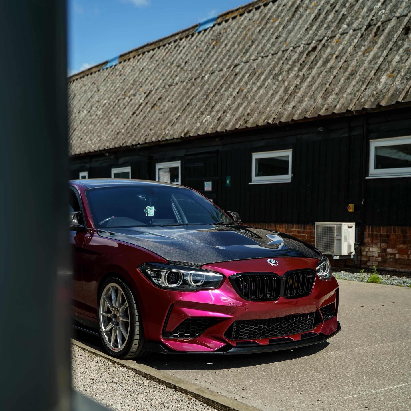 Gloss Metallic Rubellite Purple Car Vinyl Wrap PET 