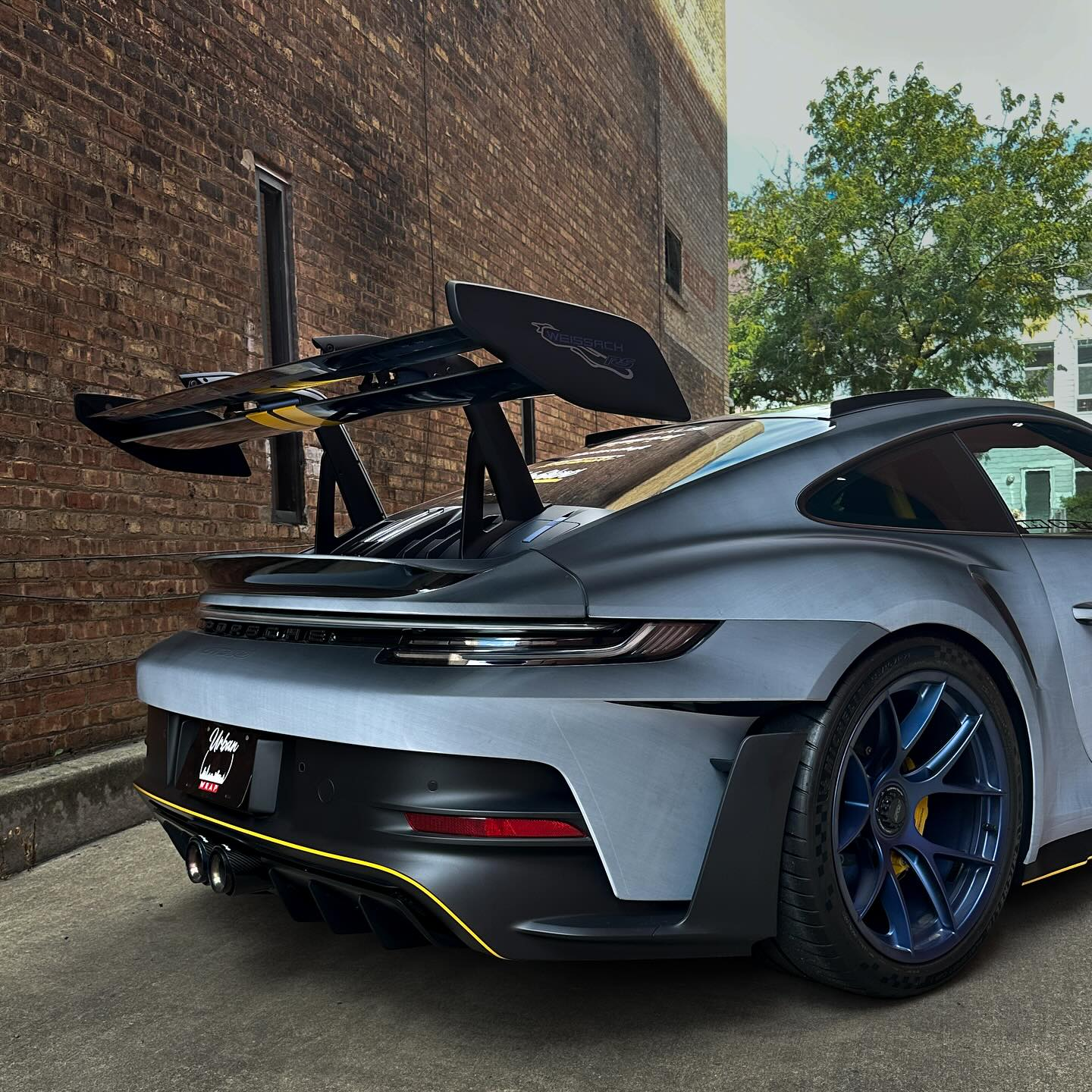 TPU Eclipse Black Color Shift White to Black PPF Car wrap