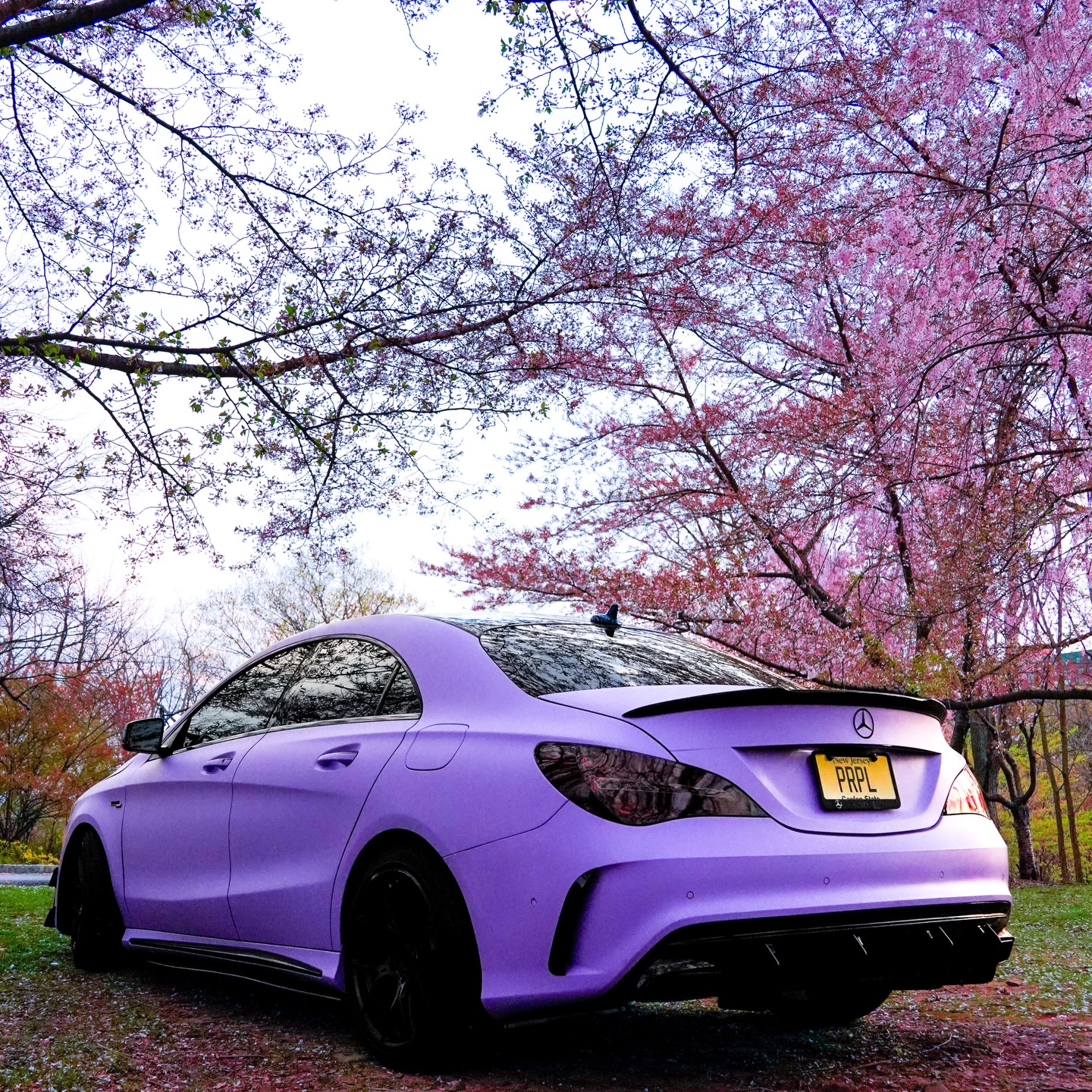 Matte Ultimate Flat Lavender Purple Car Vinyl Wrap 