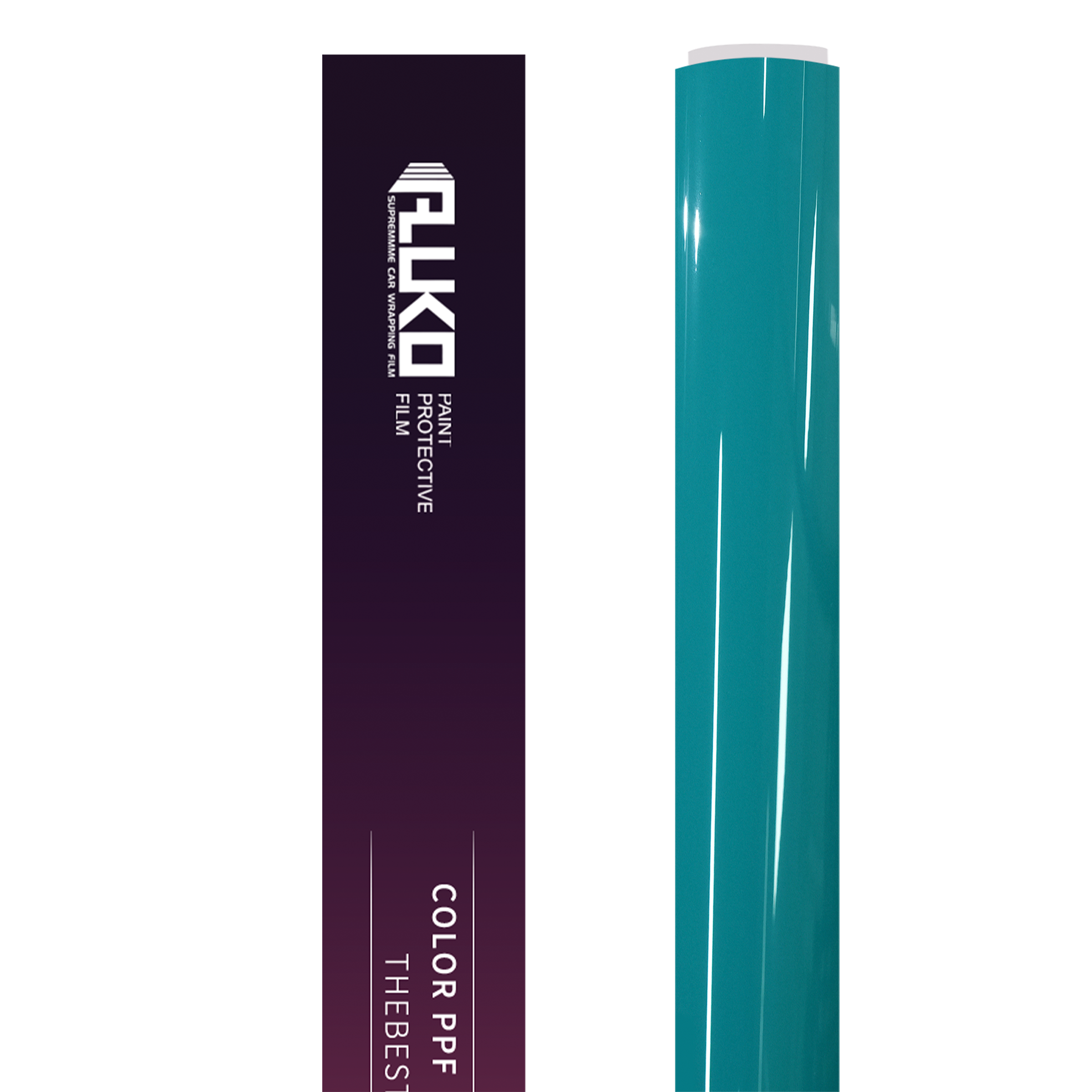 TPU Gloss Gulf Blue Colored PPF Paint Protection Film