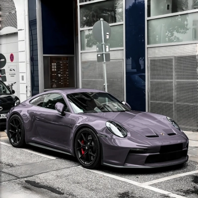 Gloss Provence Lavender Purple Car Wrap PET 02