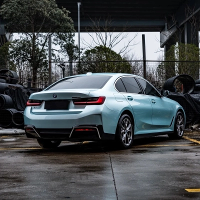 TPU Gloss Liquid Metallic Stratosphere Blue Colored PPF Paint Protection Film 02