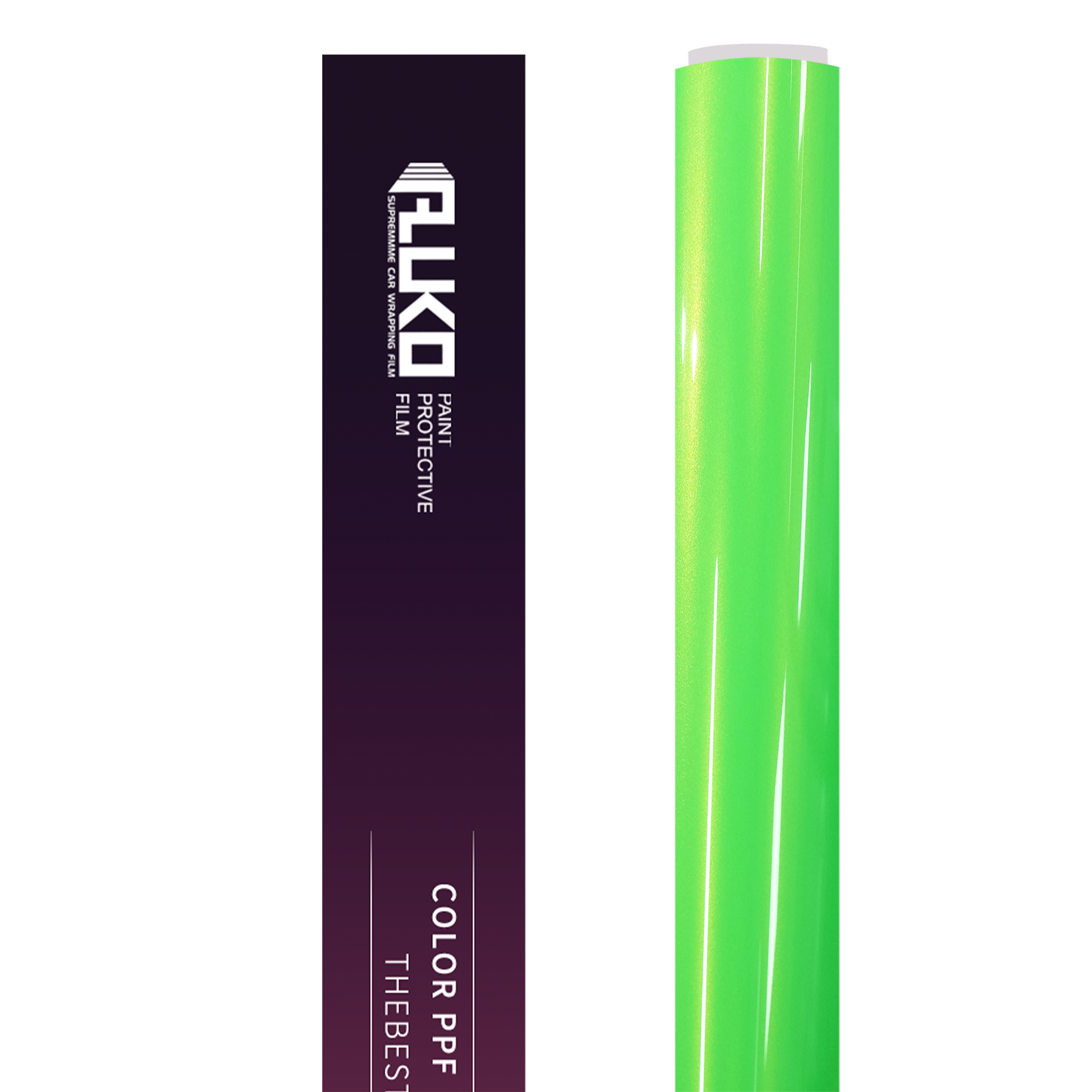 TPU Gloss Metallic Gold Green Color  PPF Paint Protection Film