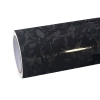 Gloss Cracks Black Forged Carbon Fiber Car Vinyl Wrap PET