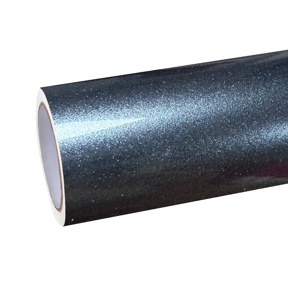 Gloss Metallic Cadet Grey Car Vinyl Wrap