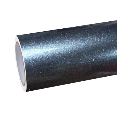 Gloss Metallic Cadet Grey Car Vinyl Wrap 01